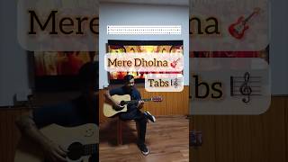 Mere Dholna 🎸 Guitar Tabs Lesson #bhoolbhulaiya #guitar #lesson