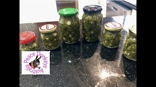 How to bottle  your home grown jalapenos