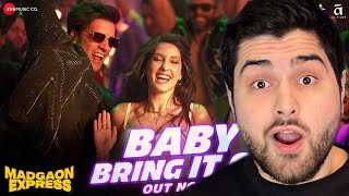 Baby Bring It On - REACTION!!! Madgaon Express | Nora Fatehi, Divyenndu, Avinash