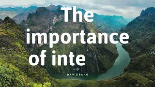 The importance of integrity Tầm quan trọng của chính trực