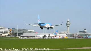 Plane Spotting 🔴#SCHIPHOL AIRPORT -ARRIVALS!