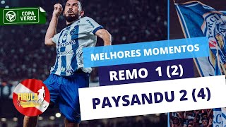 Remo x Paysandu - copa verde 2023 melhores momentos