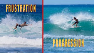 2nd year of surf progression