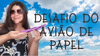 Tentando fazer um avião de papel 😄