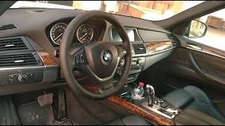 Перетяжка руля с подогревом эко кожей--BMW X5 (E70) BMW X5 (E70) Heated Steering Wheel Cover