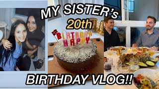 MY SISTER'S 20TH BIRTHDAY VLOG ft. the danish boys | *SURPRISING* her with a birthday cake!!