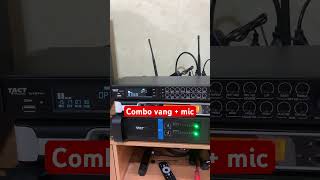 Combo vang cơ lai số + mic cực hay #loa #karaoke #loasub