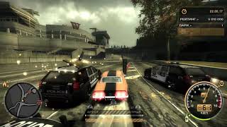 Need for Speed Most Wanted х7 , оранжевый камаро , погоня 40 минут,