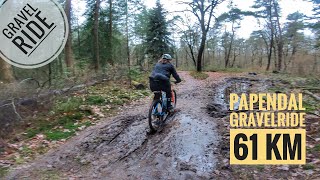 Gravelride Papendal Netherlands 61 kilometers