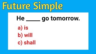 Future simple tense (Quiz) | English Grammar || English Test#futuretense #englishquiz#englishgrammar