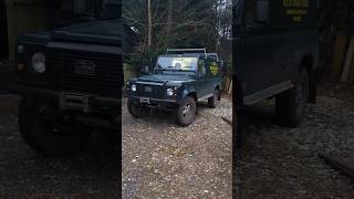 Defender TD5 sitting happy, got some cool videos planned with this one! #landrover #defender