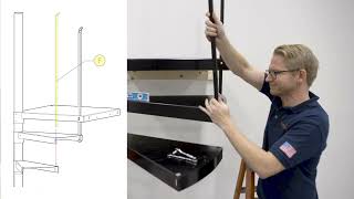 Tread Landing Installation Instructions for a Spiral Staircase Kit from The Iron Shop