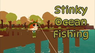 [Cozy WebFishing ASMR]🐟🦨| ˚Stinky Ocean Fishing!˚ | ˚No Talking + In-Game Sounds + Background Music˚