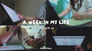 [vlog] exams week vlog + study with me