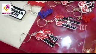 Customized keychains available | All models personalized keychains are available | keychains model