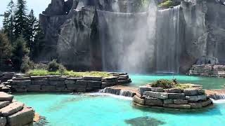 Beautiful waterfalls at Canada’s Wonderland