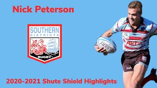 Nick Peterson 2020-2021 Shute Shield Highlights