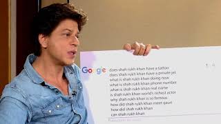 SRK answers the Internet's Most Searched Questions | Shah Rukh Khan