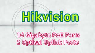 Hikvision 16 Port Gigabyte PoE Switch | Power over Ethernet Switch | Apex Security Hub