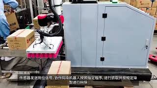 Robotic Palletizing Solution by Collaborative Robot, used for End of Line(EOL).