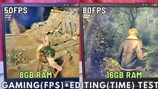 Lenovo Legion 5 Ram Upgrade | 8GB to 16GB Performance Test | Dual Channel vs Single Channel Ran