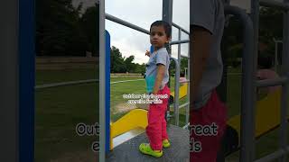 Outdoor activities are best 🌈 #shorts #ytshorts #relatable #newmom #momlife #parenting #parents #fun