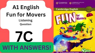 FUN for MOVERS - 7C - WITH ANSWERS / AVEC REPONSES