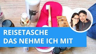 Pflegeprodukte (vegan) auf Reisen:  Kulturbeutel + Inhalt #reise #naturkosmetik #ohnetierversuche