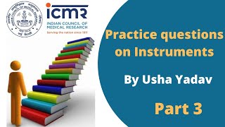 Exam Oriented General Sciences Practice One liner || Instrument with their Uses || #ICMR #GATE