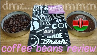 Alfie's Coffee Co. April's Roast Kenyan Coffee Beans Review.