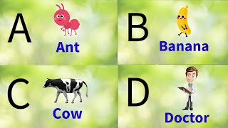 A B C D Alphabet for kids। learn english alphabet। Alphabet song।