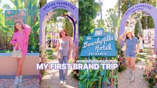 LA WEEK IN MY LIFE | first brand trip, travel with me, shopping, & first time in LA