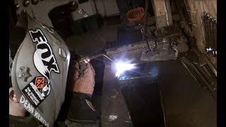 Gas welding open corners autogenous - Box build