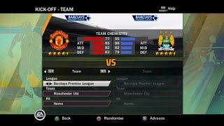 FIFA 11 (PS2) Gameplay - Manchester United vs Manchester City