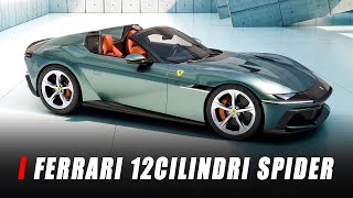 Ferrari 12Cilindri Spider Opens Up For The 819 HP V12