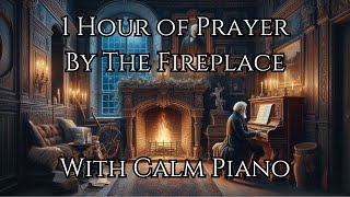 1 Hour of Prayer by The Fireplace While Your Grandfather Plays Calming Piano Music