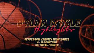 Dylan Wykle Jefferson Varsity Highlights 2-16-2024