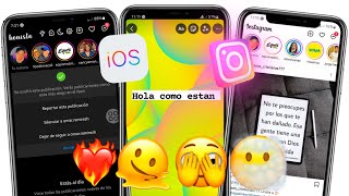 NUEVO Y UNICO INSTAGRAM ESTILO IPHONE PARA ANDROID COM FUENTES IOS ACTUALIZADO 2022