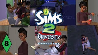 The Sims 2 Let's play One-by-one | Part 8 | University: Someone called the cops?!