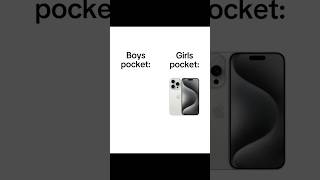 Girls vs Boys pocket!😭🙏#memes #relatable #gaming