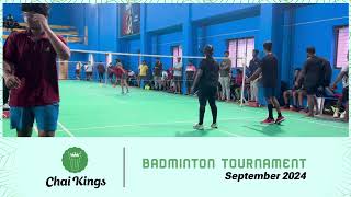 Mixed Doubles Match 3  Chai Kings 3rd Badminton Tournament  Chennai