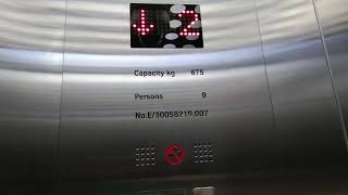 Thyssenkrupp elevator at Khukot BTS station Pathumthani Thailand (concorse-ground)