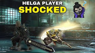 How slow Marcus dodge this! helga player shocked😧 |shadow fight 4 marcus| marcus shadow fight 4