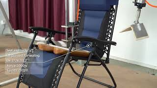 PHI VILLA Zero Gravity Lounge Chair Test Video