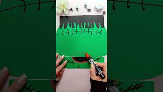 💚🖤DIY Halloween Idea, FRANKENSTEIN Candy Box #craft #diy #halloween #painting #drawing #tutorial