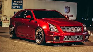 Nitrous CTS-V Wagon vs S/C Pontiac G8!