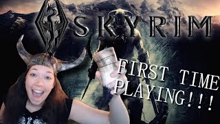 Playing Skyrim for the FIRST TIME!!!