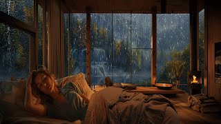 Lluvia fuera de la ventana de la cabina 🏕️ Sonidos relajantes para un sueño profundo