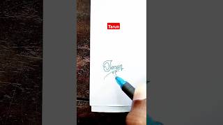 Cursive Signature | Tarun | Sk cursive art ✅