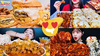 |Mukbang ASMR |Mukbangers Eating Compilation 😋 2×Speed Challenge 🍗🍔#viral #foryou #eatingsounds